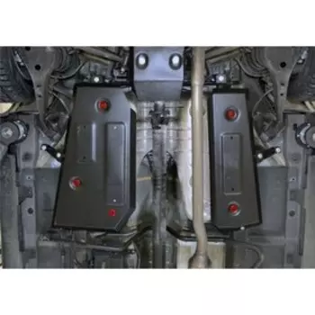 Защита топливного бака АвтоБРОНЯ для Haval H2 МКПП 4WD (V - 1.5T) 2014-н.в., сталь 1.8 мм, с крепежом, 111.09402.1