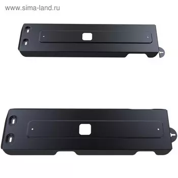 Защита топливного бака АвтоБРОНЯ для УАЗ Patriot (V - все) 2005-2016, сталь 3 мм, с крепежом, 222.06309.1