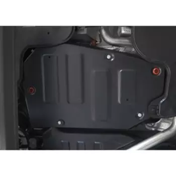 Защита топливного бака АвтоБРОНЯ для Volkswagen Tiguan II FWD (V - 1.4 (125/150 л.с.)) 2016-н.в., сталь 1.5 мм, с крепежом, 111.05121.1