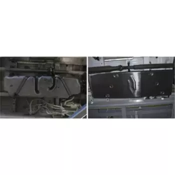 Защита топливного бака "АвтоБРОНЯ", Mercedes Benz Sprinter 311CDI 2013-н.в., с крепежом, 111.03907.1