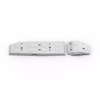 Защита топливного бака Rival для JAC T6 2018-н.в., алюминий 3 мм, с крепежом, штампованная