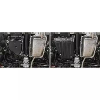 Защита топливного бака Rival для Nissan Terrano III 4WD 2014-2017 2017-н.в./Renault Arkana 4WD 2019-н.в./Duster 4WD 2010-2015 2015-н.в./Kaptur 4WD 201