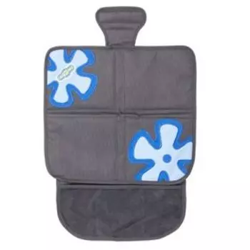 Защитная накидка "Смешарики", под детское кресло, на сиденье, цвет серый/синий, SM/COV-010 GY/BL