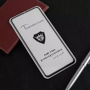 Защитное стекло Innovation 2D, для Xiaomi Redmi Note 9S, полный клей, чёрное