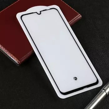 Защитное стекло Krutoff для ITEL A48, полный клей, чёрное