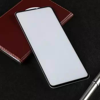 Защитное стекло Krutoff для ITEL Vision 3, полный клей, чёрное