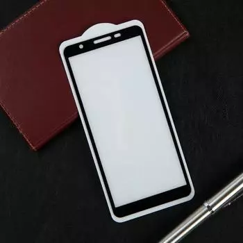 Защитное стекло Krutoff, для Samsung Galaxy A01 Core/M01 Core, полный клей, чёрное