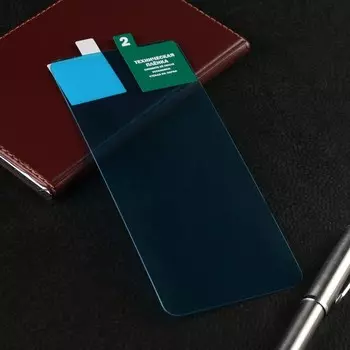 Защитное стекло Krutoff, для Tecno Spark 8, гибридное, полный клей