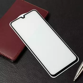 Защитное стекло Krutoff для Xiaomi Redmi A1/A1+, полный клей, чёрное