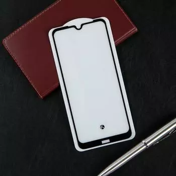 Защитное стекло Krutoff, для Xiaomi Redmi Note 8T, полный клей, чёрное