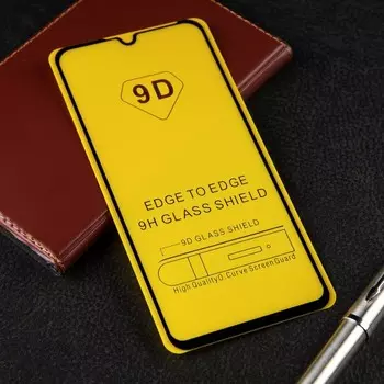 Защитное стекло mObility, для Honor 10i, полный клей, черное