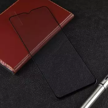 Защитное стекло mObility, для Itel A49/A58, полный клей, черное