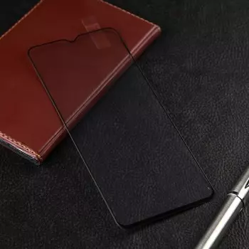 Защитное стекло mObility, для Itel Vision 3, полный клей, чёрное