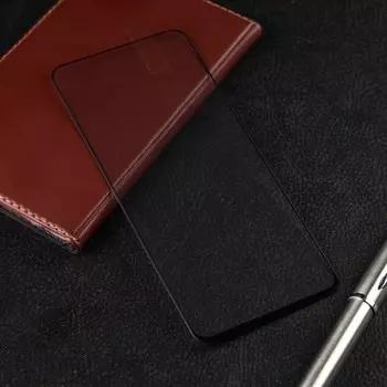 Защитное стекло mObility, для Realme 9 Pro+, полный клей, черное