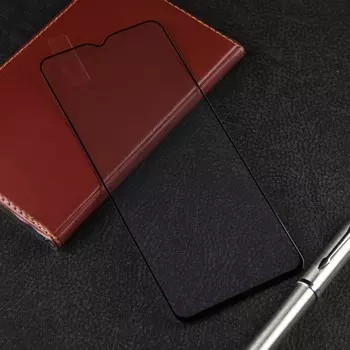 Защитное стекло mObility, для Realme C31, полный клей, черное