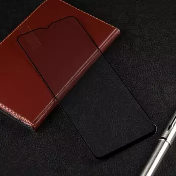 Защитное стекло mObility, для Samsung Galaxy A02/A02s/A12/M12, полный клей, черное