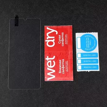 Защитное стекло mObility, для Samsung Galaxy A02, полный клей