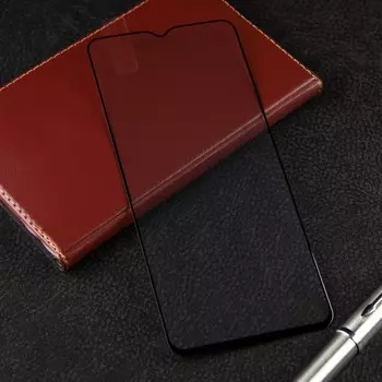 Защитное стекло mObility, для Samsung Galaxy A03, полный клей, черное