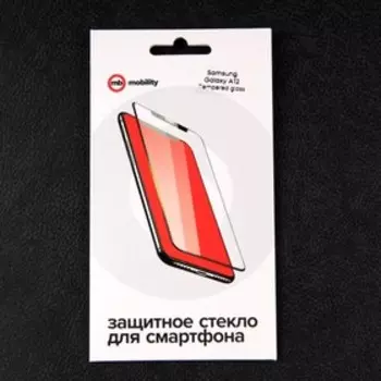Защитное стекло mObility, для Samsung Galaxy A12, полный клей