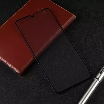 Защитное стекло mObility, для Samsung Galaxy M32, полный клей, черное