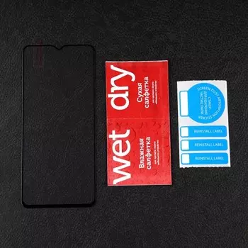 Защитное стекло mObility, для Tecno Spark GO (2022), полный клей, черное