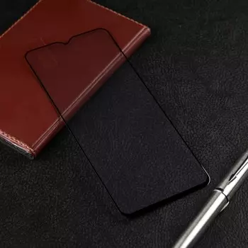 Защитное стекло mObility, для Vivo Y16/Y02, полный клей, чёрное