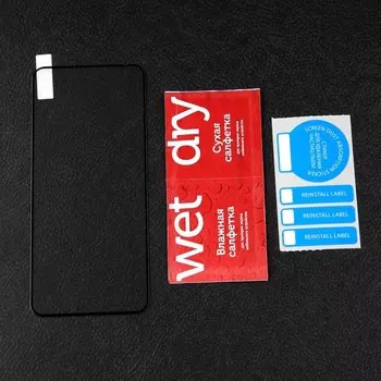 Защитное стекло mObility, для Xiaomi Poco F4, полный клей, черное