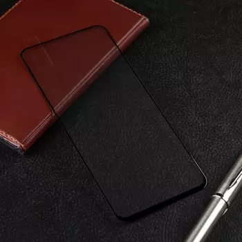 Защитное стекло mObility, для Xiaomi Poco M4 Pro 4G, полный клей, черное