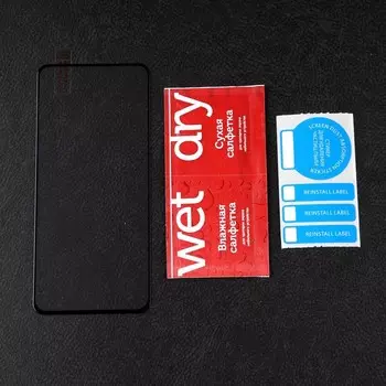 Защитное стекло mObility, для Xiaomi Poco X4 Pro 5G, полный клей, черное