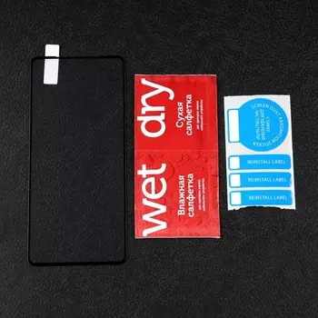 Защитное стекло mObility, для Xiaomi Redmi 10/Redmi 10 2022, полный клей, черное