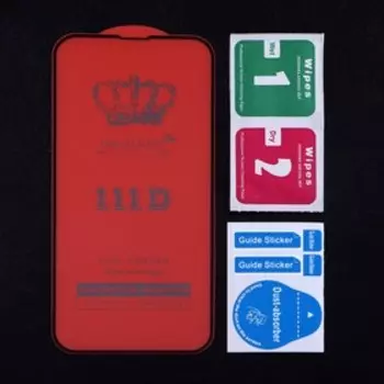 Защитное стекло TFN, для iPhone 13/13 Pro, полный клей, 2.5 D, чёрное