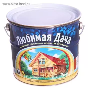 Защитное текстурное покрытие древесины, махагон, 2,7 л