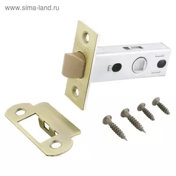 Защёлка "АЛЛЮР АРТ" L45-8-P MAB, без ручек, торц.планка 25 мм, пластик, цвет матовая бронза 50141