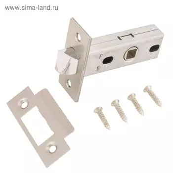 Защёлка "АЛЛЮР АРТ" L45-8 SN , без ручек, торц.планка 25 мм, цвет матовый никель