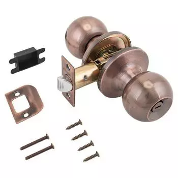 Защёлка "Стандарт" 607 BK AC, фикс, цвет медь