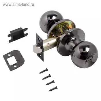 Защёлка "СТАНДАРТ" 607 BK BN, цвет черный никель фикс