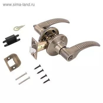 Защёлка «СТАНДАРТ» 8510 BK AB, фикс, цвет бронза