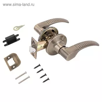 Защёлка «СТАНДАРТ» 8510 PS AB, пустая, цвет бронза