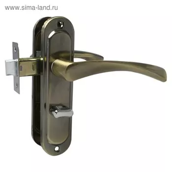 Защёлка "СТАНДАРТ" ЗЩД 103/50 L AB, левая, с фиксацией, цвет бронза