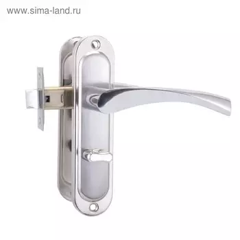 Защёлка "СТАНДАРТ" ЗЩД 103/50 R SN, правая, с фиксацией, цвет матовый никель