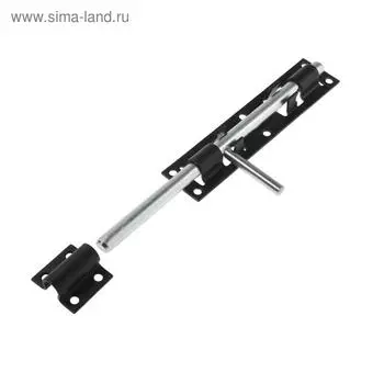 Засов дверной ЗД - 300, черный