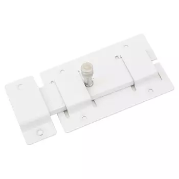 Засов Киров Секрет ЗД-02, плоский, белый