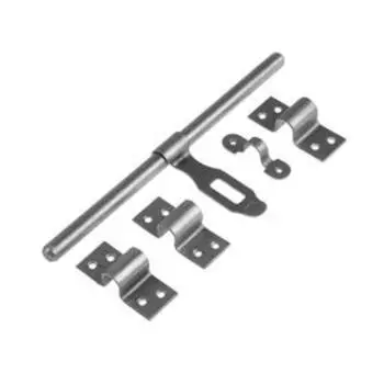 Засов универсальный ЗУ-250 с накладкой, без покрытия