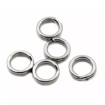 Заводное кольцо Namazu RING-A, Cr, размер 10, d=4.3 mm, test-3.5 кг, упаковка 10 шт.