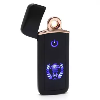 Зажигалка электронная «Мужчина с большой буквы М», спираль, USB, 37.3 см