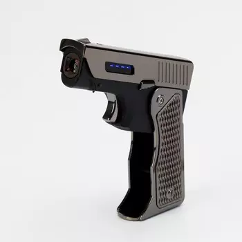 Зажигалка электронная «Пистолет», дуговая, индикатор заряда, USB, 8.34.11.8 см