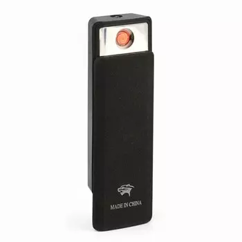 Зажигалка электронная, USB, спираль, фонарик, 2.57.5 см