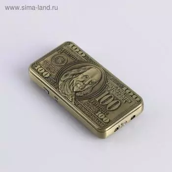 Зажигалка газовая для курения «Доллар», 3.57 см