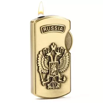 Зажигалка газовая «Герб», пьезо