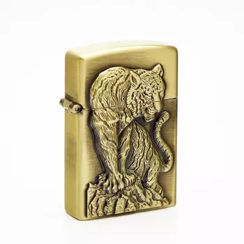 Зажигалка газовая «Тигр», 5.13.21.3 см